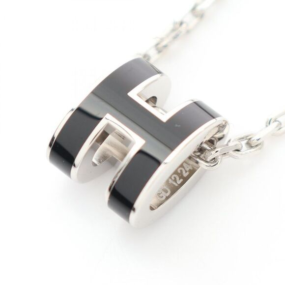 Hermes MINI POP H Stainless Steel Necklace - Picture 1 of 5